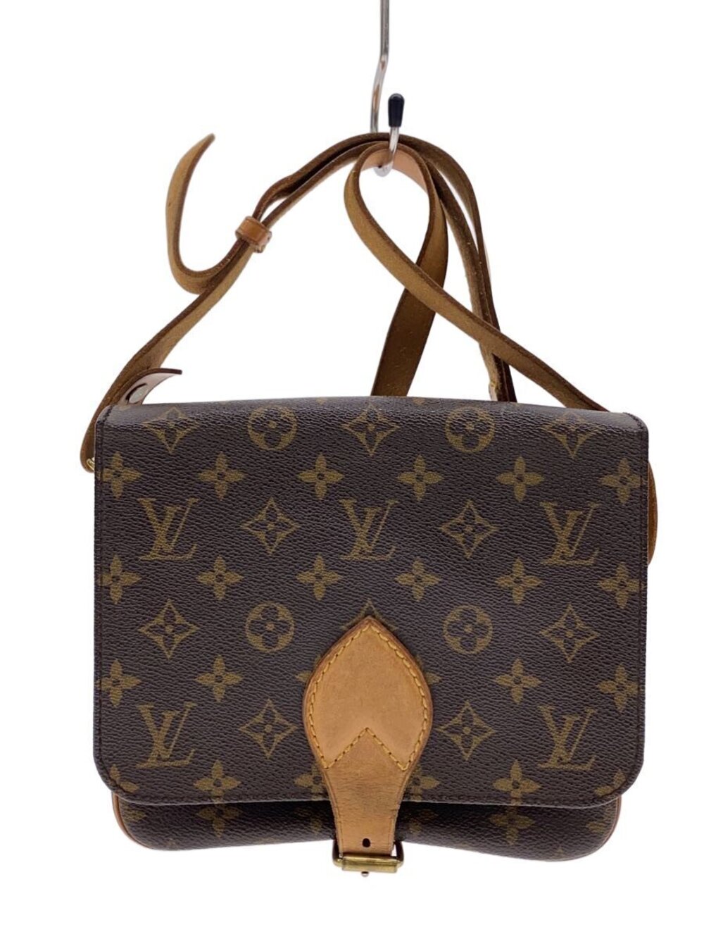 LOUIS VUITTON Cartouchiere Monogram Canvas Brown All over